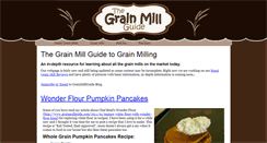 Desktop Screenshot of grainmillguide.com